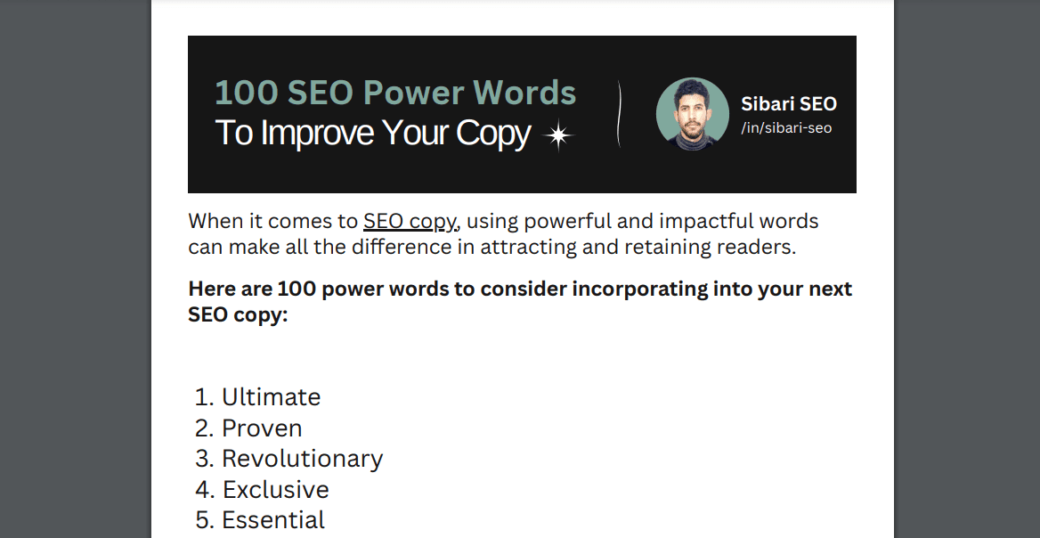 The Ultimate Guide to Best Words for SEO: 47 Power Terms That Drive Results